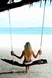 Swing at the beach